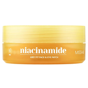 Missha Airy Fit Niacinamide Brightening Face & Eye Patch - 60 Pieces