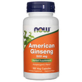 Now Foods American Ginseng 500 mg - 100 Veg Capsules