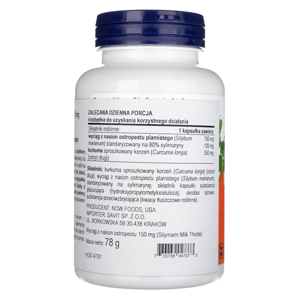 Now Foods Silymarin Milk Thistle 150 mg - 120 Capsules