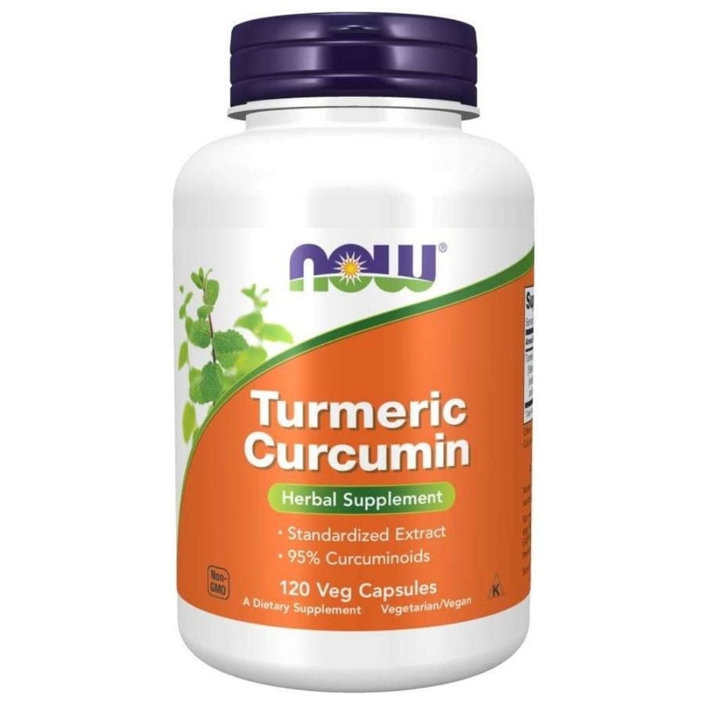Now Foods Turmeric Curcumin - 120 Veg Capsules