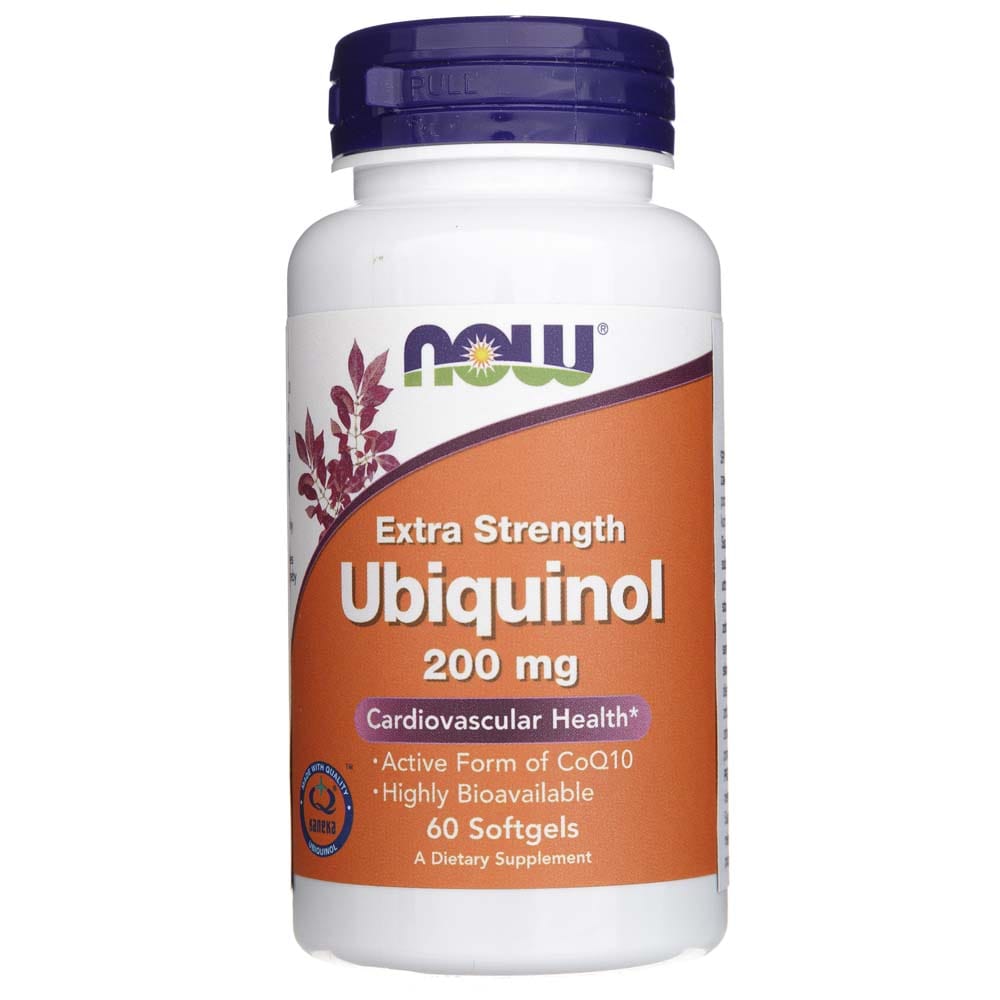 Now Foods Ubiquinol, Extra Strength 200 mg - 60 Softgels