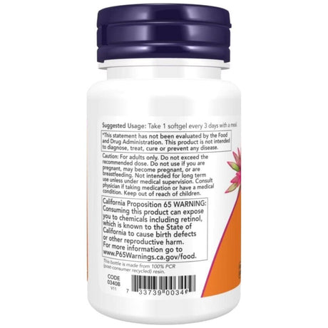 Now Foods Vitamin A 25000 IU - 250 Softgels