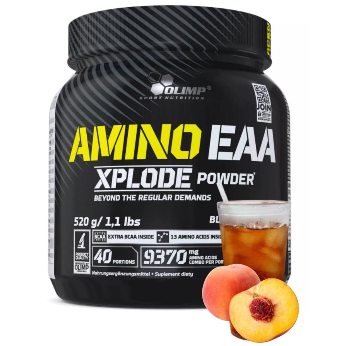 Olimp Amino EAA Xplode, Peach Tea - 520 g