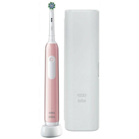 Oral-B Pro 1 Electric Toothbrush + Case - Pink