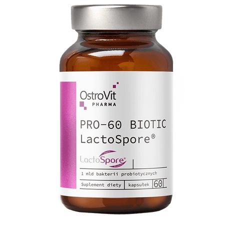 OstroVit Pharma PRO-60 BIOTIC LactoSpore, Probiotic with Inulin - 60 Capsules