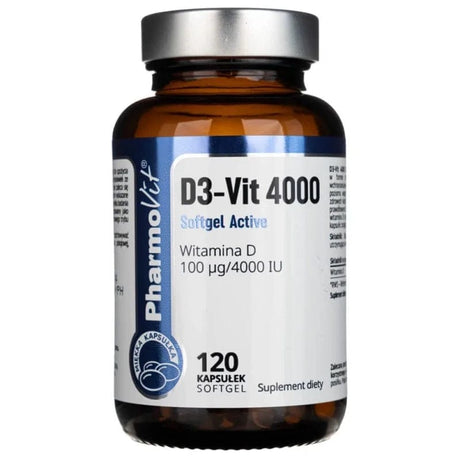 Pharmovit D3-Vit 4000 Active - 120 Softgels