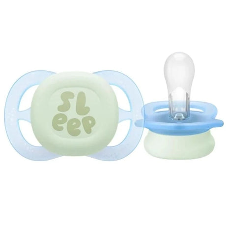 Philips Avent Ultra Start Night, Glow-in-The-Dark Pacifier, 0-2 Months - 2 Pieces