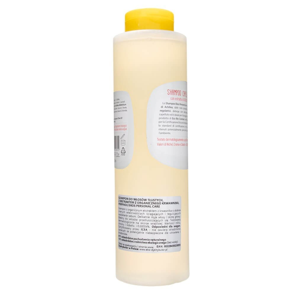 Pierpaoli Ekos Shampoo with Yarrow Extract - 500 ml