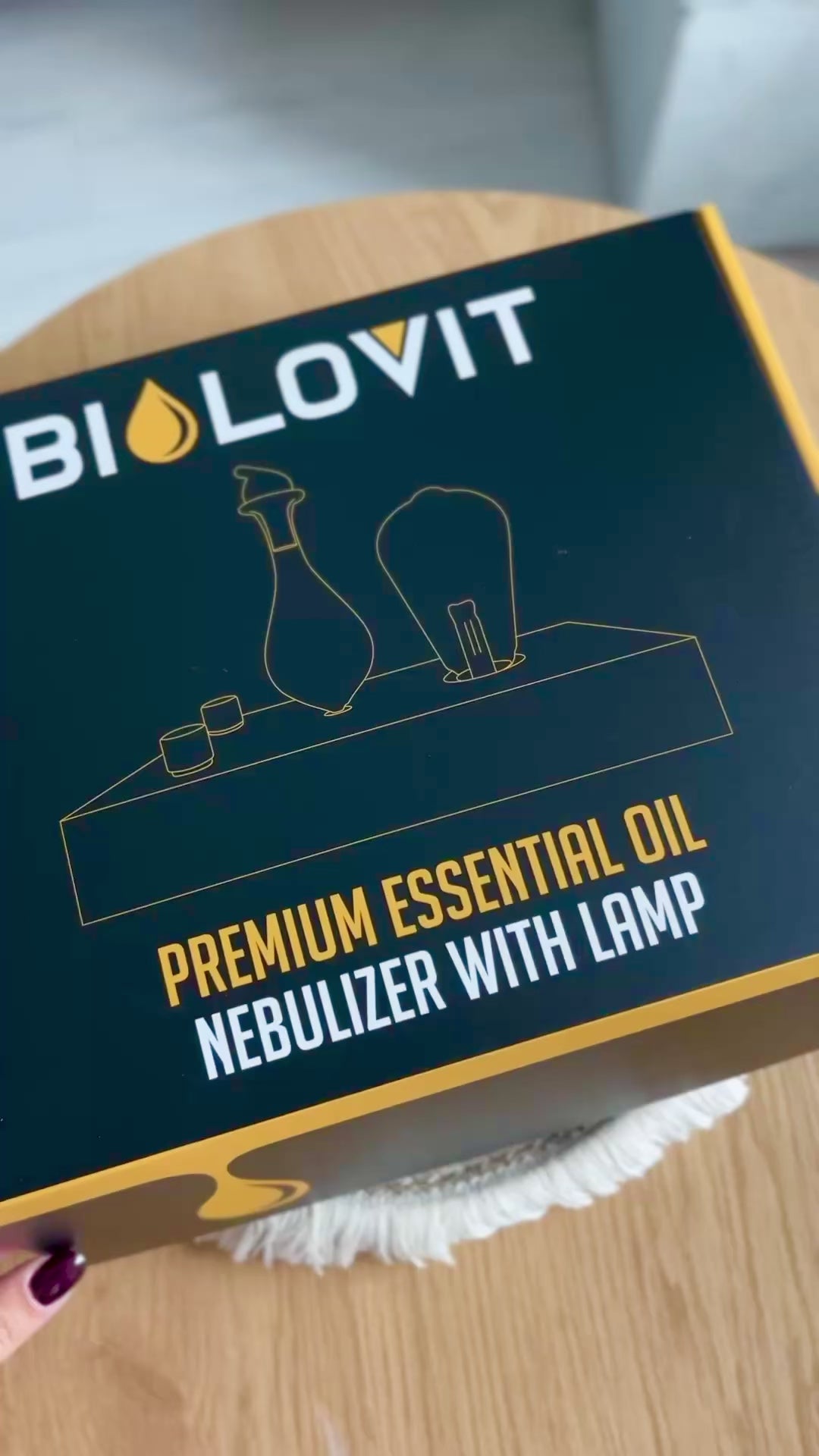 Bilovit ēteriskā eļļa nebulizators ar spuldzi
