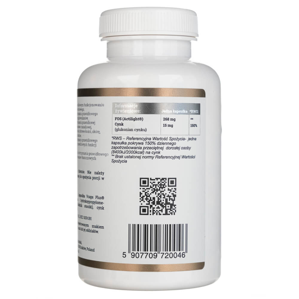 Progress Labs Zinc Gluconate + Prebiotic - 180 Capsules