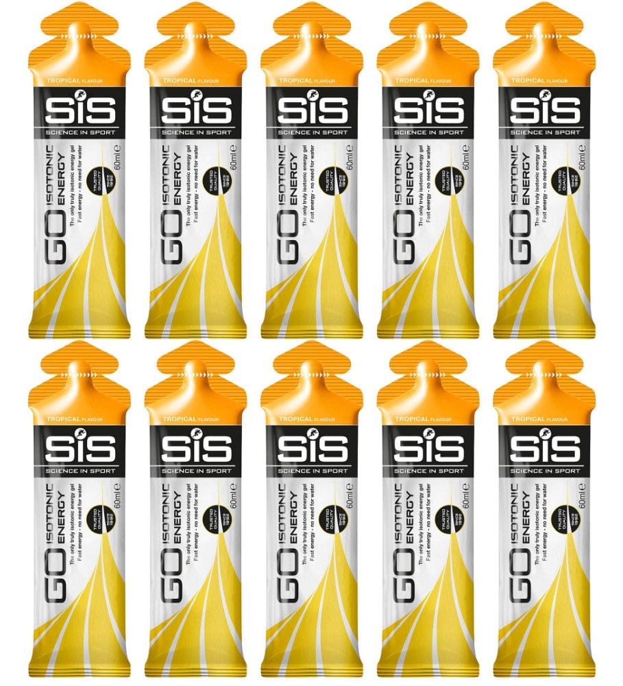 SIS GO Isotonic Energy, Tropical Fruit - 60 ml x 10 pieces