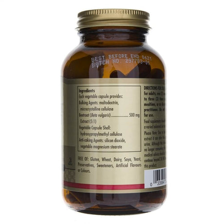 Solgar Beetroot Extract 500 mg - 90 Capsules