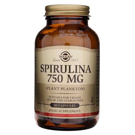 Solgar Spirulina - 80 Capsules