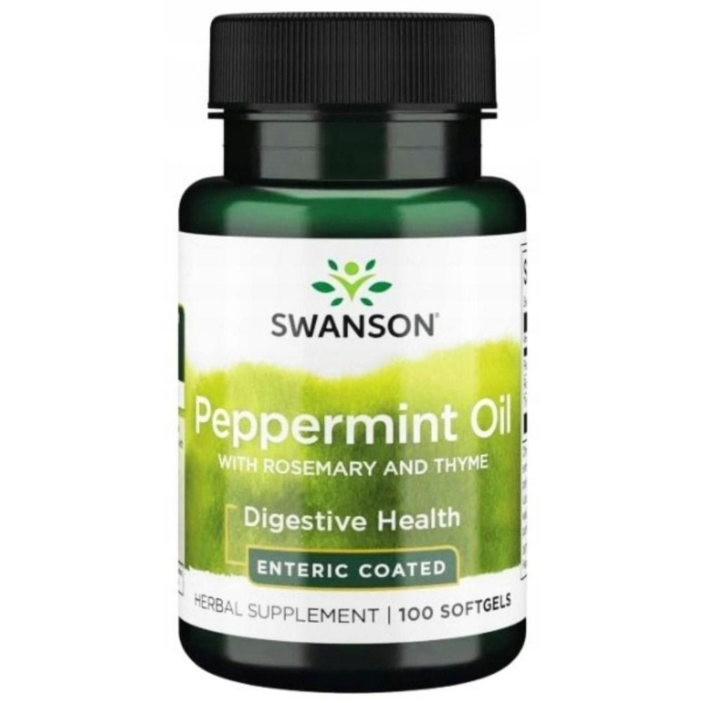 Swanson Peppermint Oil Combination - 100 Capsules