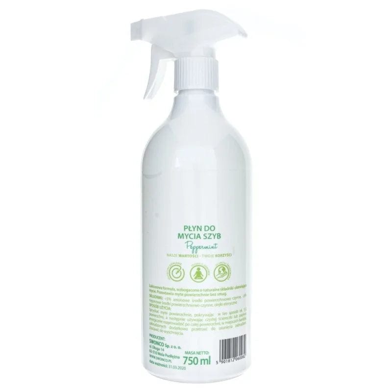 Swonco Glass Cleaning Liquid, Mint - 750 ml