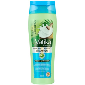 Vatika Tropical Coconut Multivitamin Shine- Enhancing Shampoo with Coconut - 400 ml