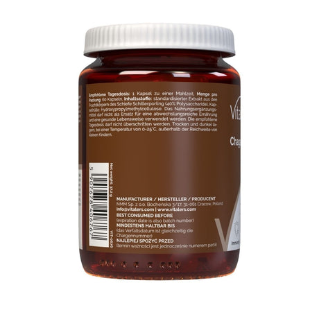 Vitaler's Chaga Mushroom 500 mg - 60 Capsules