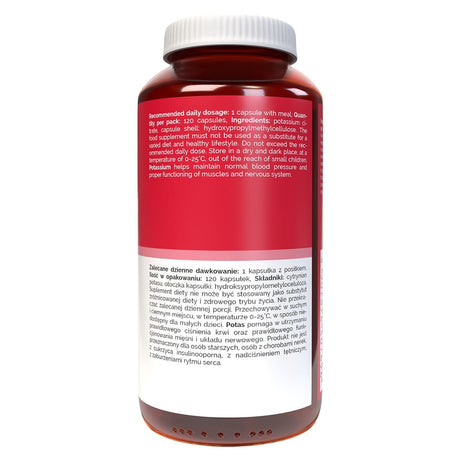 Vitaler's Potassium Citrate 380 mg - 120 Capsules