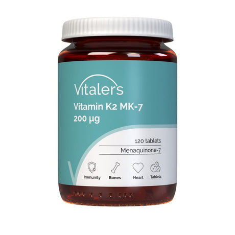 Vitaler's Vitamin K2 MK-7 FORTE 200 mcg - 120 Tablets