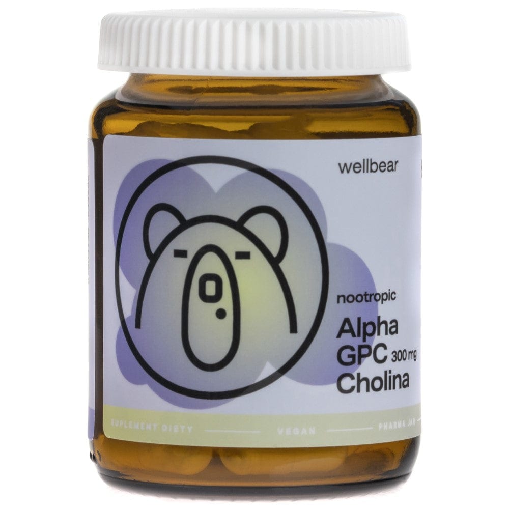 Wellbear Alpha GPC 300 mg - 60 Capsules