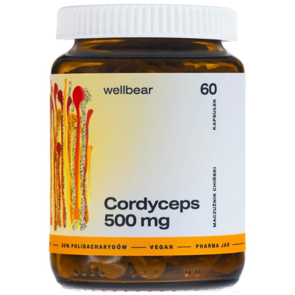 Wellbear Cordyceps 500 mg - 60 Capsules