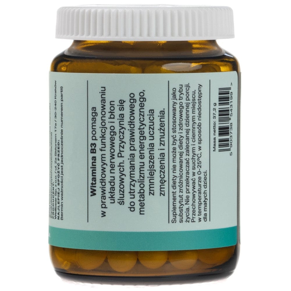 Wellbear Vitamin B3 500 mg - 60 Capsules