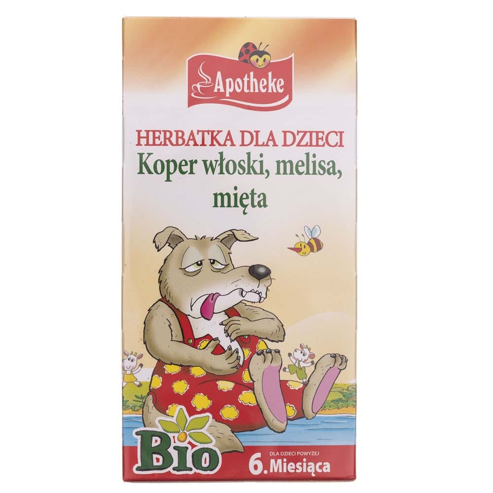 Apotheke Bio Tea for Children's Digestion - 20 sachets