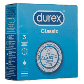 Durex Classic Condoms - 3 pieces
