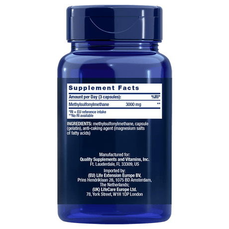 Life Extension MSM 1000 mg EU - 100 Capsules