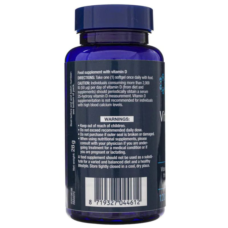 Life Extension Vitamin D3 75 mcg (3000 IU) EU - 120 Softgels