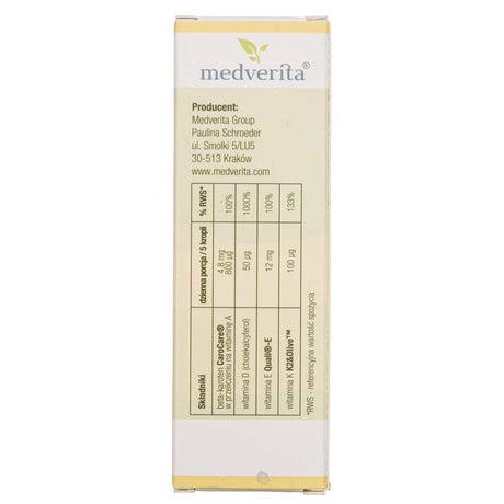 Medverita ADEK Complex of Vitamins A, D, E & K MK-7 - 30 ml