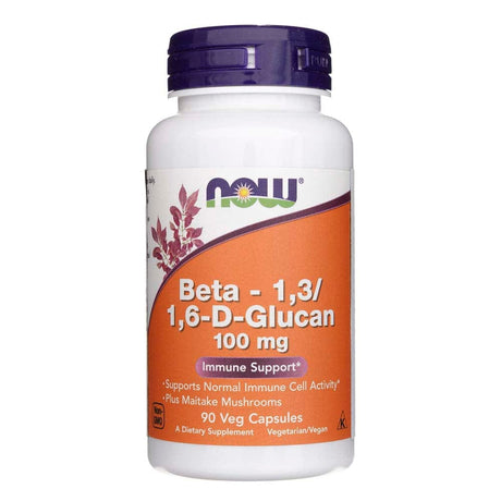 Now Foods Beta 1,3/1,6 D Glucan 100 mg - 90 Veg Capsules