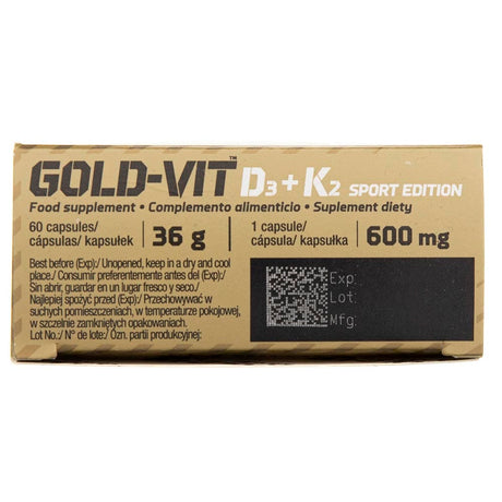 Olimp Gold-Vit D3+K2 Sport Edition - 60 Capsules