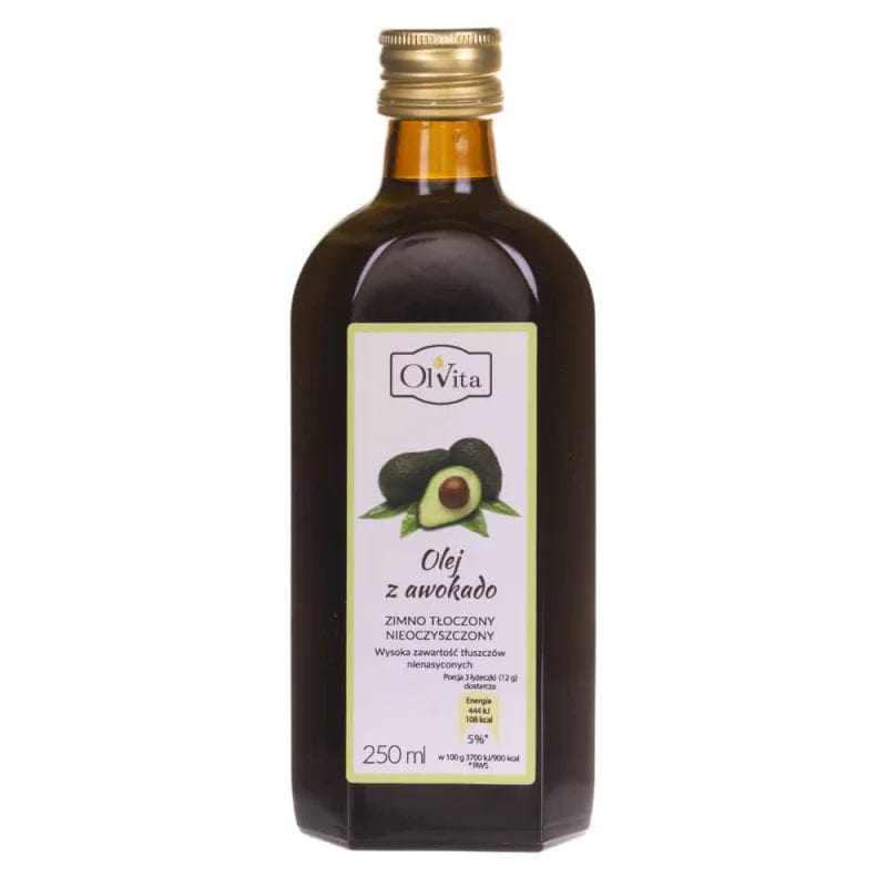 Olvita Cold-Pressed Avocado Oil Unpurified - 250 ml