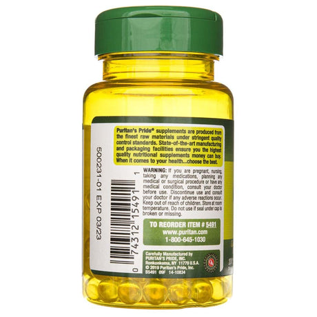 Puritan's Pride Odorless Garlic 500 mg - 100 Softgels