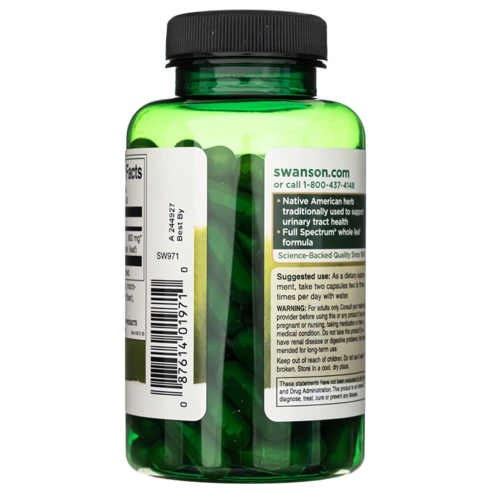 Swanson Full Spectrum Uva Ursi Leaf 450 mg - 100 Capsules