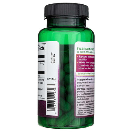 Swanson Green Lipped Mussel 500 mg - 60 Capsules