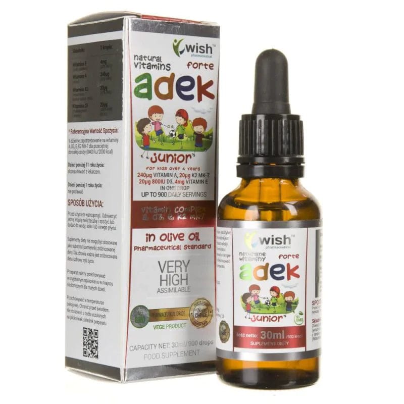 Wish ADEK Junior FORTE for children - 30 ml